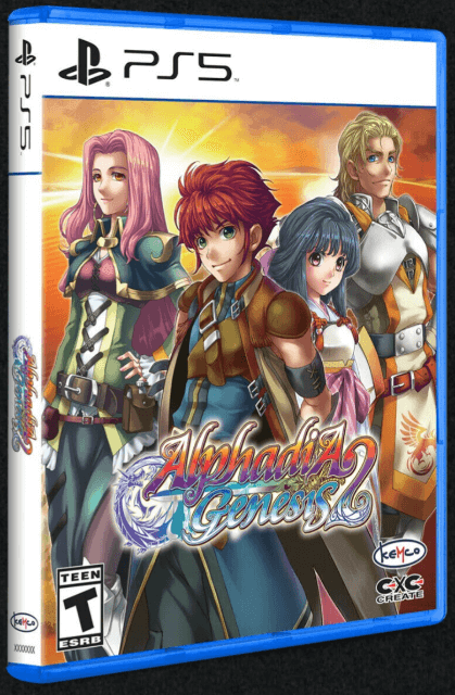 Alphadia Genesis 2 box art for Playstation 5